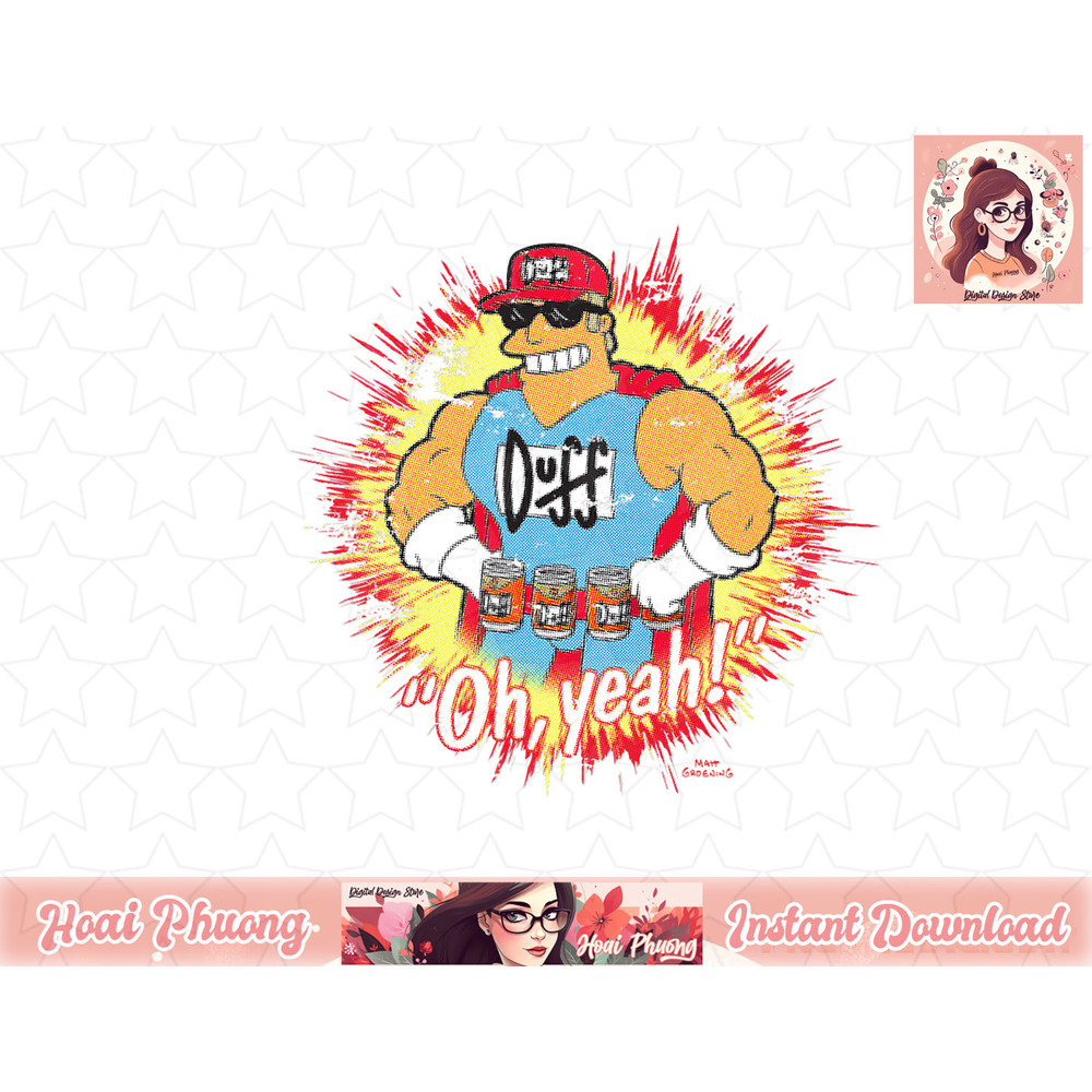 The Simpsons Duffman Portrait png, instant download.jpg