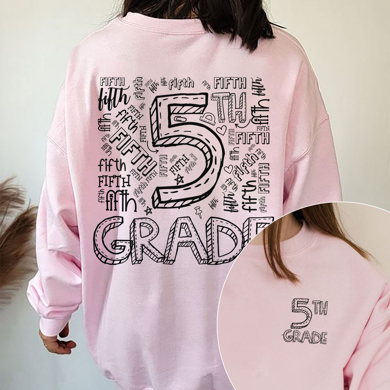 Fifth Grade Teacher, Teacher Grade Gift, 5th Grade Shirt, fifth Grade Shirt, 5th Grade Team Shirt, 5th Grade Grad Gift, Teacher Squad Shirts - 1.jpg