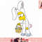 The Simpsons Easter Bunny Bart Simpson png, instant download.jpg
