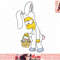The Simpsons Easter Bunny Bart Simpson V-2 png, instant download.jpg