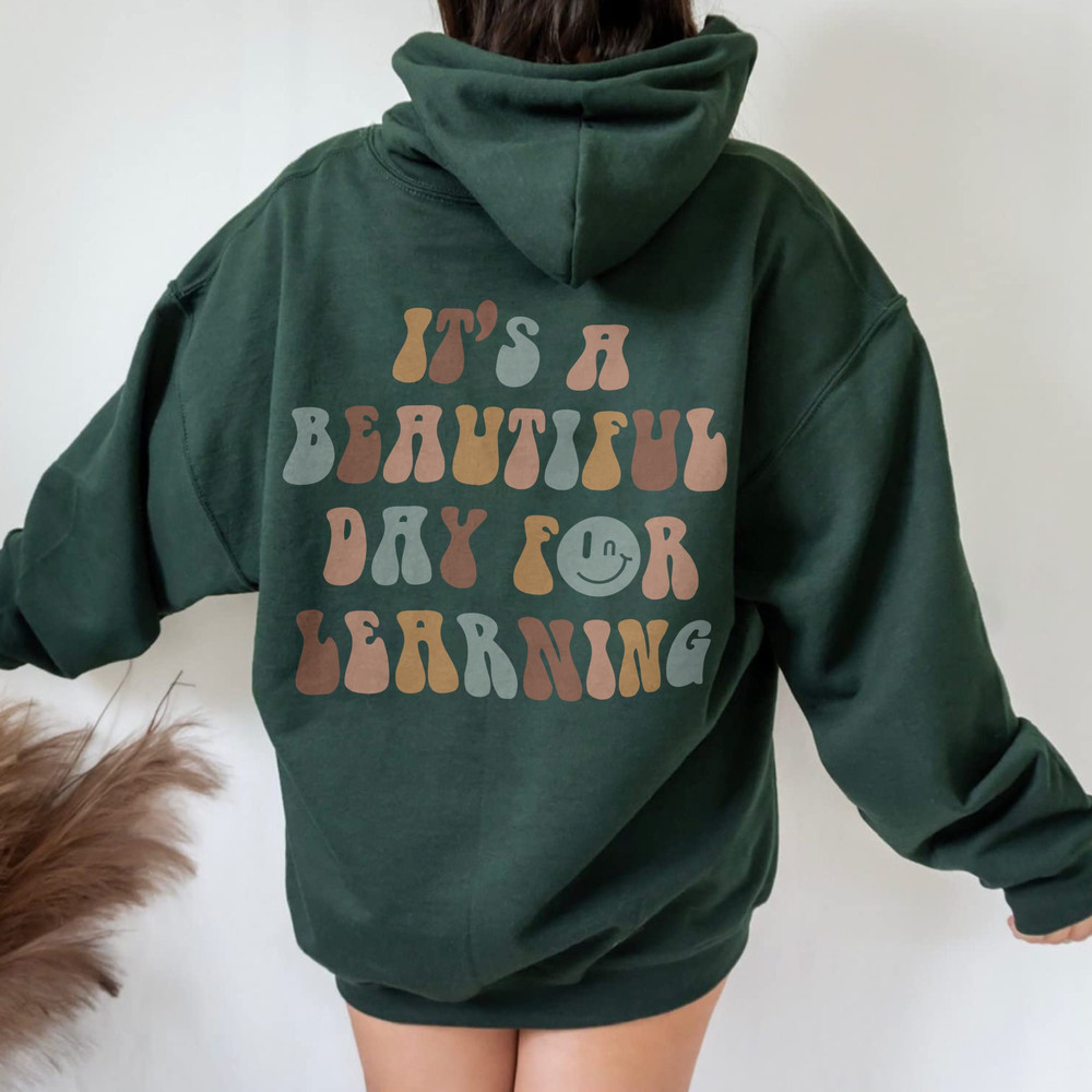 Funny Teacher Hoodie, Teacher Smiley Face Sweatshirt, Teacher Hoodie, Retro Teacher Hoodie Women, Kindergarten Hoodie, Preschool Teacher - 1.jpg