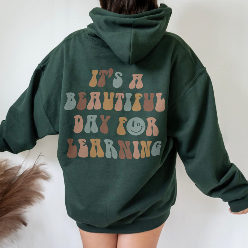 Funny Teacher Hoodie, Teacher Smiley Face Sweatshirt, Teacher Hoodie, Retro Teacher Hoodie Women, Kindergarten Hoodie, Preschool Teacher - 1.jpg