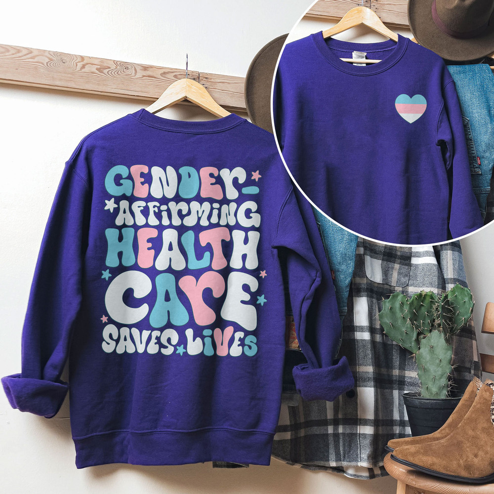 Gender Affirming Healthcare Shirt, LGBTQ Shirt, Trans Rights TShirt, Gender Equality Sweatshirt, Gay Pride Shirt, Pride Month, LGBT Gift - 3.jpg