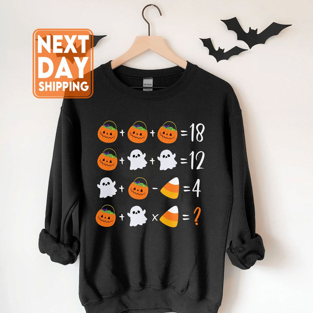 Halloween Order of Operations Quiz Math Teacher Sweatshirt , Funny Gift For Teacher, Teacher Squad Shirts, Retro Teacher Hoodie - 3.jpg