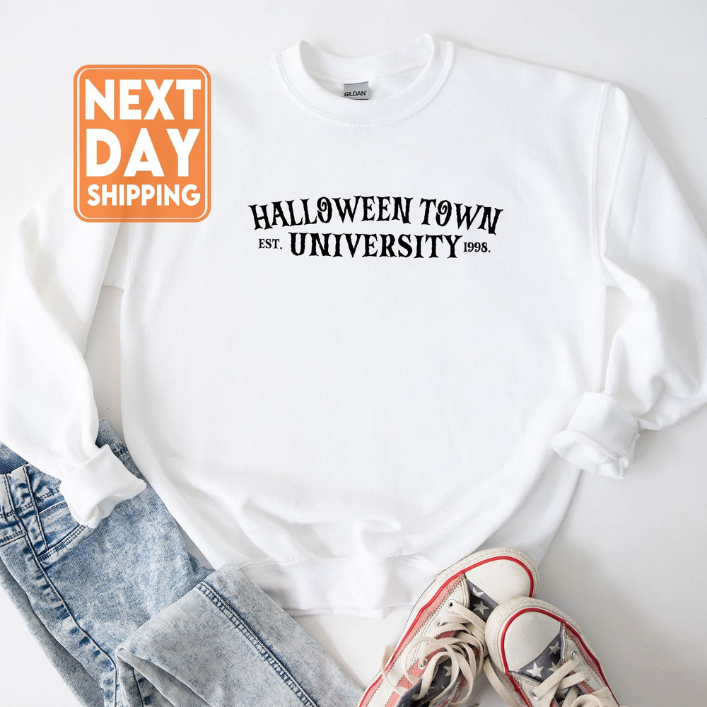 Halloweentown University Sweatshirt , Halloween Town Crewneck Sweatshirt, Halloweentown tshirt, Halloweentown University Sweater - 3.jpg