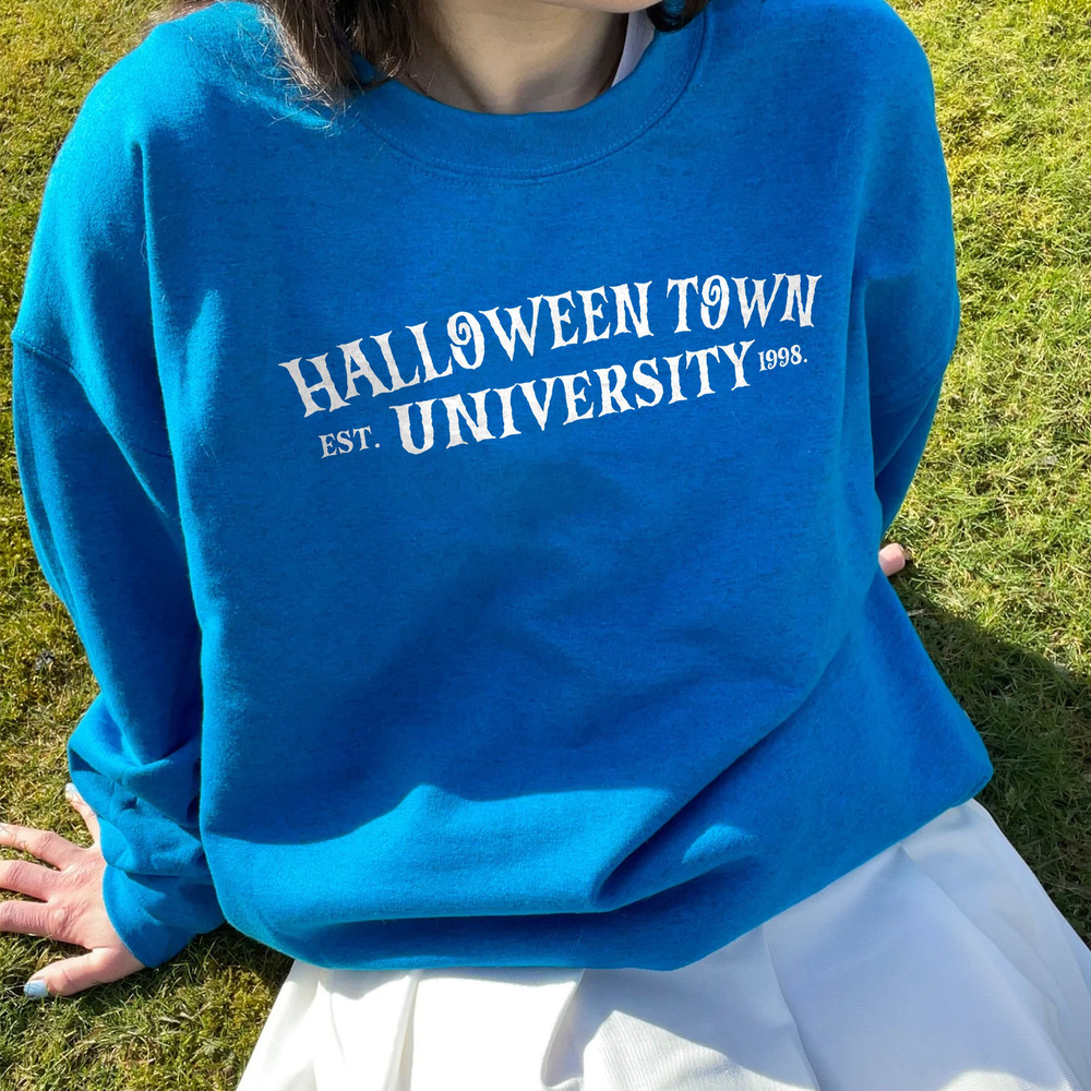 Halloweentown University Sweatshirt , Halloween Town Crewneck Sweatshirt, Halloweentown tshirt, Halloweentown University Sweater - 4.jpg