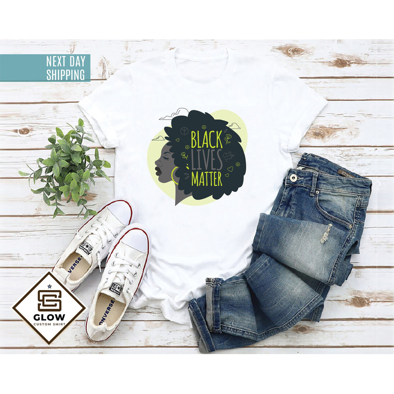 Black Lives Matter Shirt, AFRO Woman Shirt, Black Mother Gift Shirt, Afro Mom Shirt, Black Women Shirt, Black Queen Shirt, Melanin Shirt, - 1.jpg