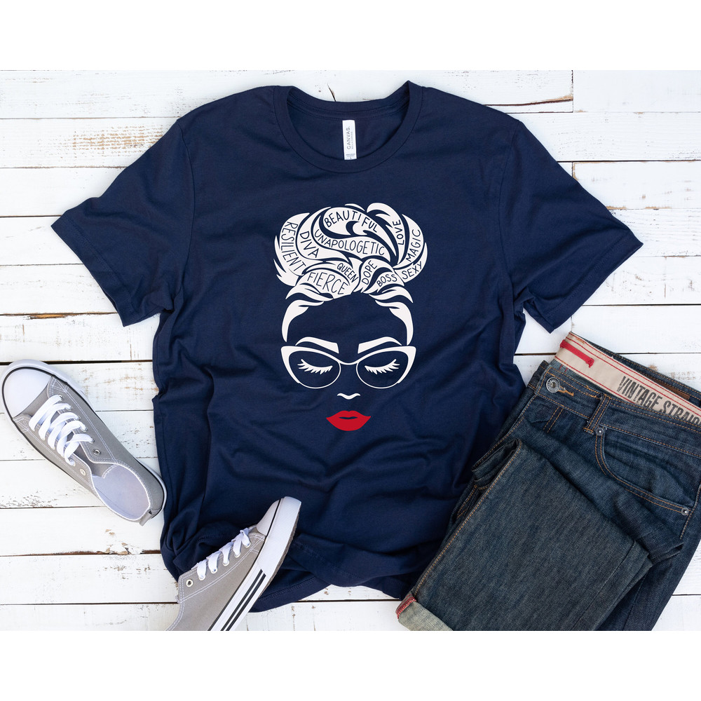 Black Queen Shirt, Women Empowerment, Black Girl Magic, Strong Women, Boss, Black Woman, Afro Woman, Black Girl, Valentines Day Gift - 5.jpg