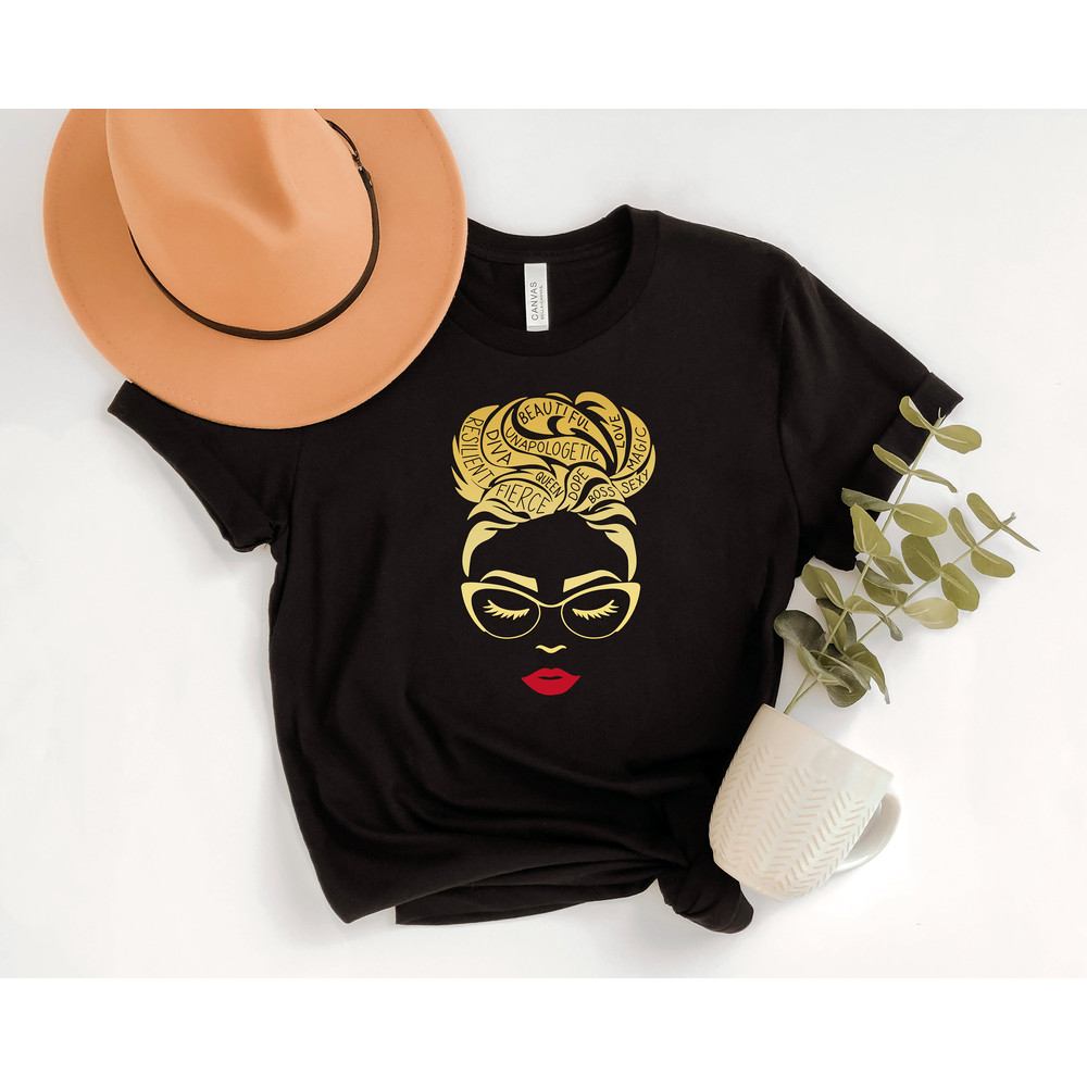 Black Queen Shirt, Women Empowerment, Black Girl Magic, Strong Women, Boss, Black Woman, Afro Woman, Black Girl, Valentines Day Gift - 3.jpg
