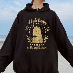 high lady of the court sweatshirt, vsco girl positive hoodie, womens rights hoodie,
