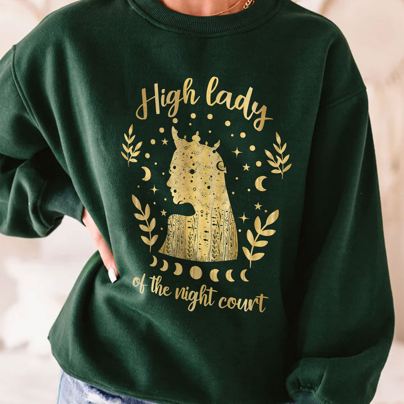 High Lady Of The Court Sweatshirt, VSCO Girl Positive Hoodie, Women's Rights Hoodie, ACOWAR ACOTAR Shirt - 3.jpg