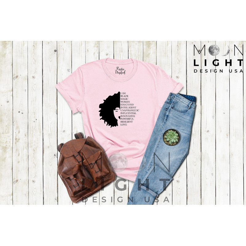 Black Women T-shirt, Afro Woman Shirt, Black Queen Shirt, Black Women Outfit, Women Afrocentric Tee, Black Girl Magic, Juneteenth Shirt - 2.jpg