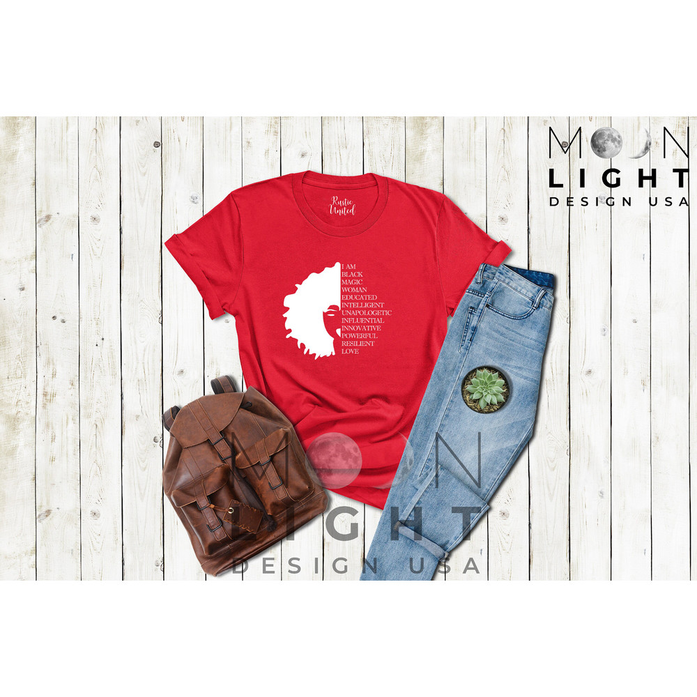 Black Women T-shirt, Afro Woman Shirt, Black Queen Shirt, Black Women Outfit, Women Afrocentric Tee, Black Girl Magic, Juneteenth Shirt - 3.jpg