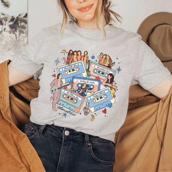 Retro Greta Cassettes Tshirt, Starcatcher World Tour 2023 Tshirt, Vintage Greta New Album Shirt, Greta Van 2023 Tour Shirt, Greta Tour Merch - 2.jpg