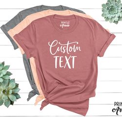 custom shirt, personalized shirt, custom t-shirt, custom tank, custom shirt printing, custom shirt for women, personaliz