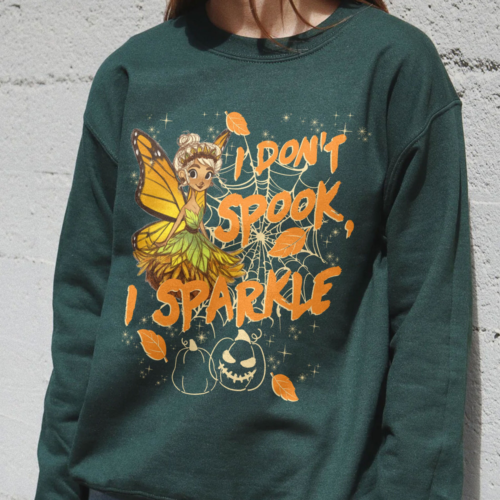 I Don't Spook I Sparkle Sweatshirt, Halloween Gift, Trendy Fall Hoodie, Witch Crewneck - 5.jpg
