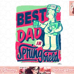 the simpsons homer best dad in springfield png, instant download