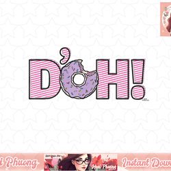 the simpsons homer d oh donut png, instant download