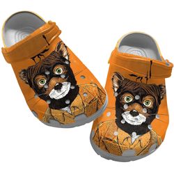 movie sandals, fantastic mr fox crocs, fantastic mr fox clog shoes unisex, movie crocs, fantastic mr fox