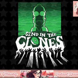 the simpsons homer send in the clones halloween png, instant download