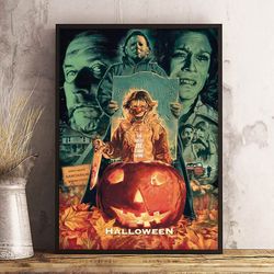 halloween poster, michael myers poster, halloween 1978 poster, movie poster, film poster, chilling halloween legacy