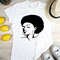 Afro Woman Art T-Shirt Black Woman Shirt, Afro Girl Shirt, Black Lady Shirt, Afro Women T-shirt, Black Woman T-shirt, Black Afro Woman Gift - 1.jpg