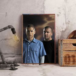 prison break poster, confinement's escape poster, movie poster, film poster, wall art, wall decor, prints, home decor