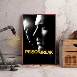 prison break poster, behind bars freedom calls poster, movie poster, film poster, wall art, wall decor, prints, home