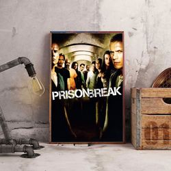 prison break poster, breaking point escape within poster, movie poster, film poster, wall art, wall decor, prints, home