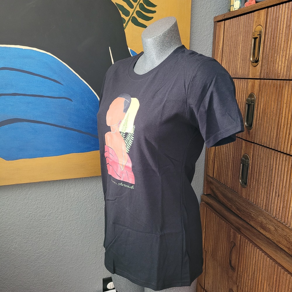 Black Woman T-Shirt, Tee Shirt, 100% Cotton Shirt, Afro Girl, Black Girl, Black Girl Gifts, Black Girl Magic, Melanin Queen, Gift for Her - 5.jpg