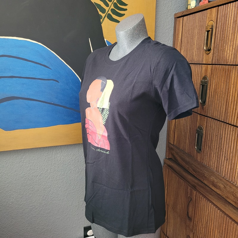 Black Woman T-Shirt, Tee Shirt, 100% Cotton Shirt, Afro Girl, Black Girl, Black Girl Gifts, Black Girl Magic, Melanin Queen, Gift for Her - 5.jpg