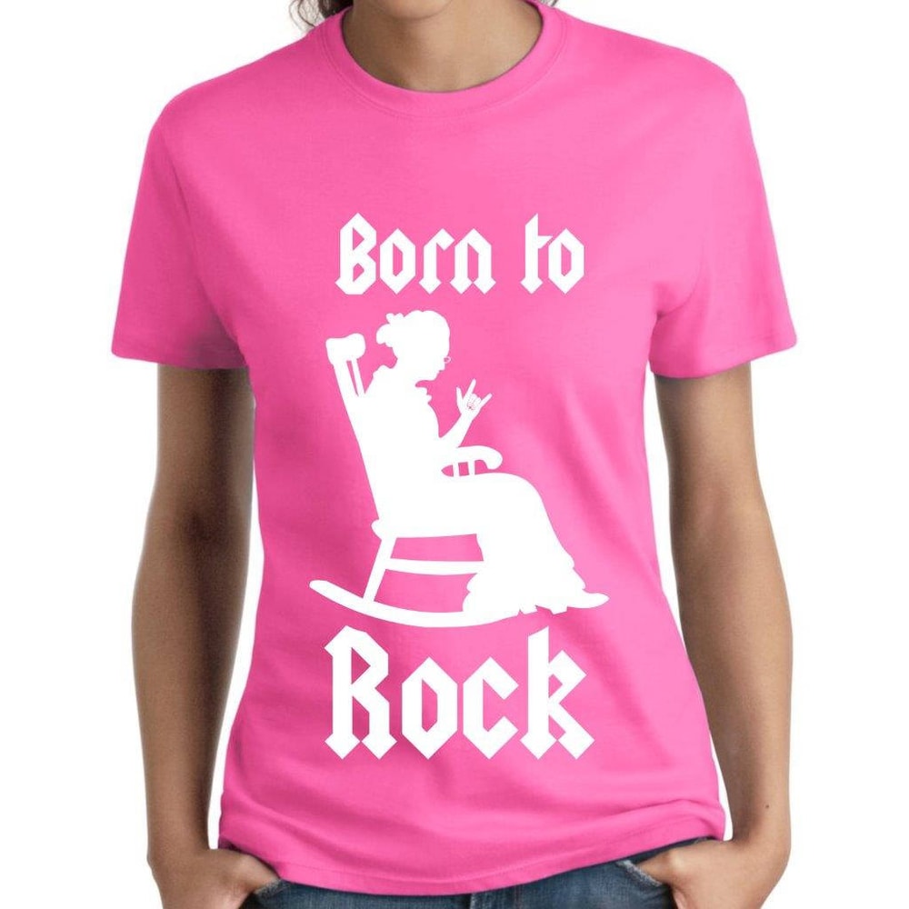 Born To Rock T Shirt Gift for Mom Mothers Day Gift Rocking Chair Shirt Granny Shirt Gift For Grandmother Grandma Tee Mom Shirt TH217 - 3.jpg