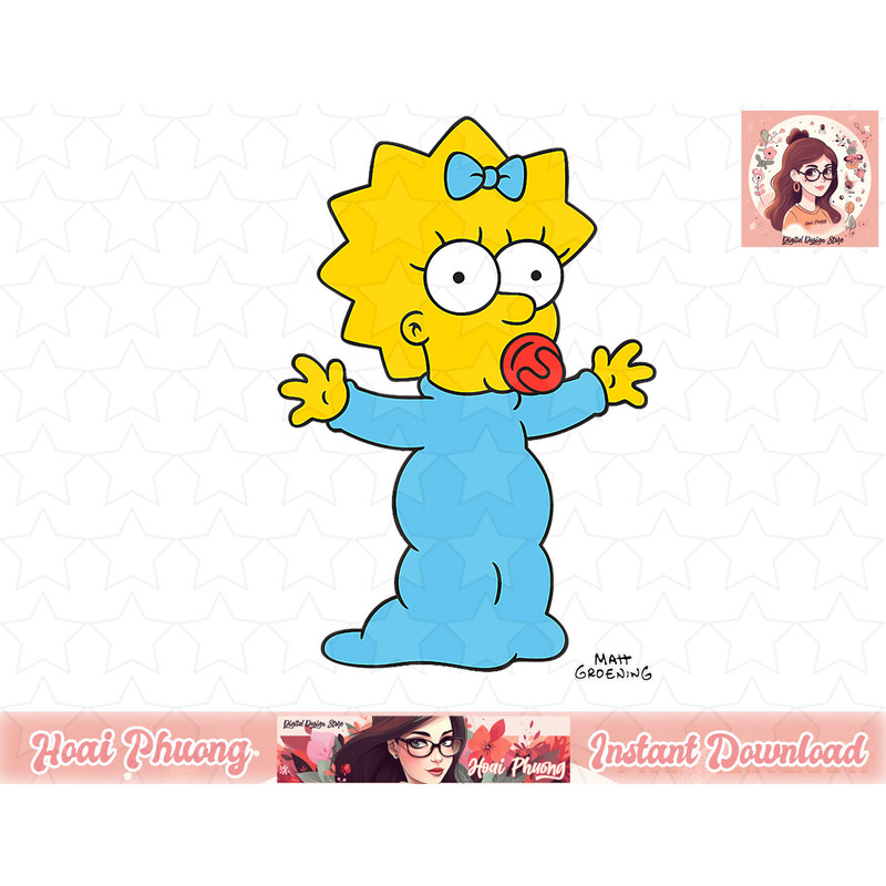 The Simpsons Maggie Needs A Hug png, instant download.jpg