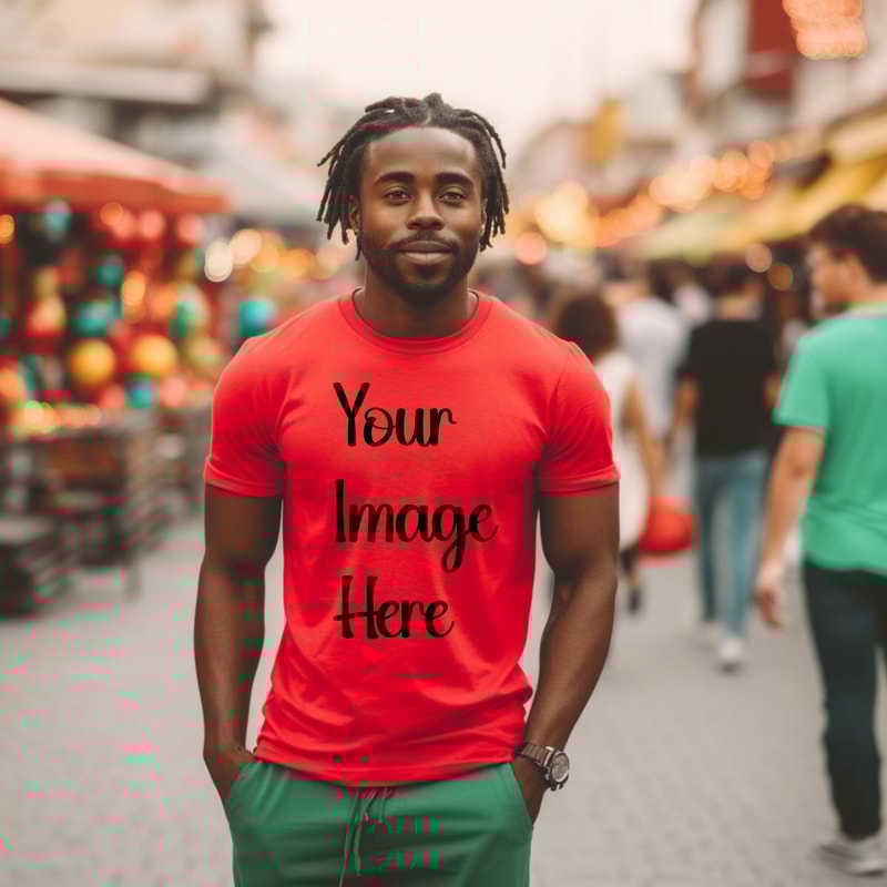 Juneteenth Mockup Bundle, 30 Men, Women, and Kids Tshirt Mockups, Summer Digital Shirt Mockup Bundle, Black, White, and Red Shirt Mockups - 5.jpg