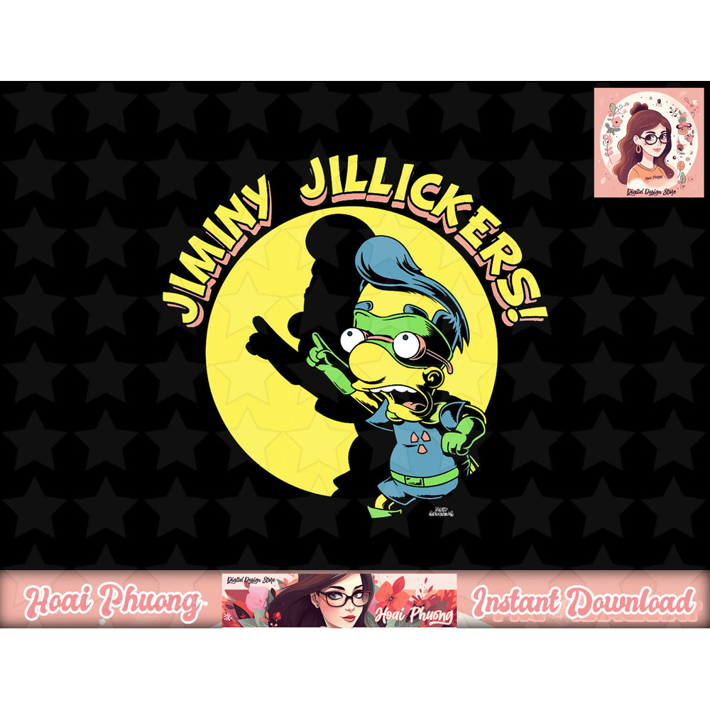 The Simpsons Milhouse Jiminy Jillickers png, instant download.jpg