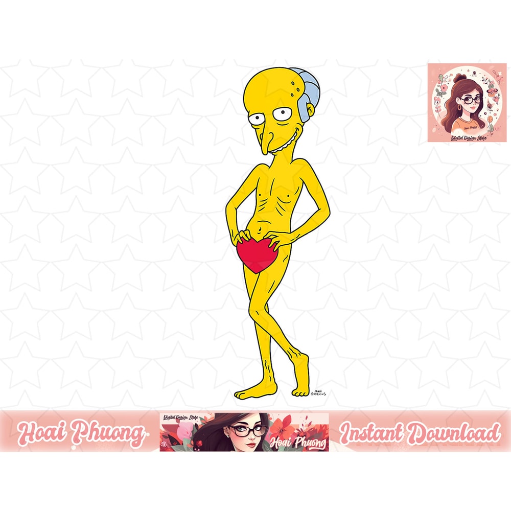 The Simpsons Mr. Burns Valentine png, instant download.jpg