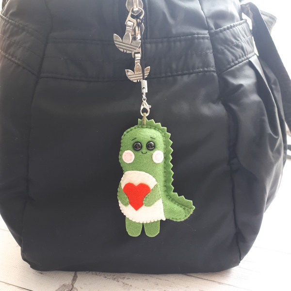 Dinosaur-plush-bag-charm