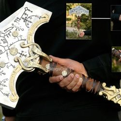 god of war ragnarok, god of war hammer, thor hammer, god of war real hammer, kratos metal cosplay weapon prop, gift