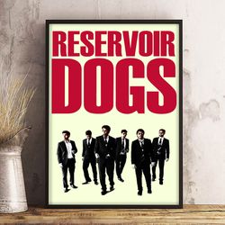 reservoir dogs poster, slaughterhouse dogs unleashed poster, movie poster, film poster, wall art, wall decor, prints