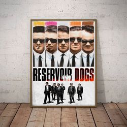 reservoir dogs poster, the reservoir's savage secret poster, movie poster, film poster, wall art, wall decor, prints