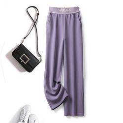 cool breathable casual wide leg pants