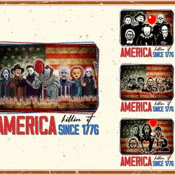 america killin it since 1776 png bundle, horror movie fourth of july png, bundle, horror friend png, horror independence