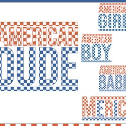 checkered american png bundle, checkered dude png, boy 4th of july png, 4th of july png, boy sublimation, america png, s