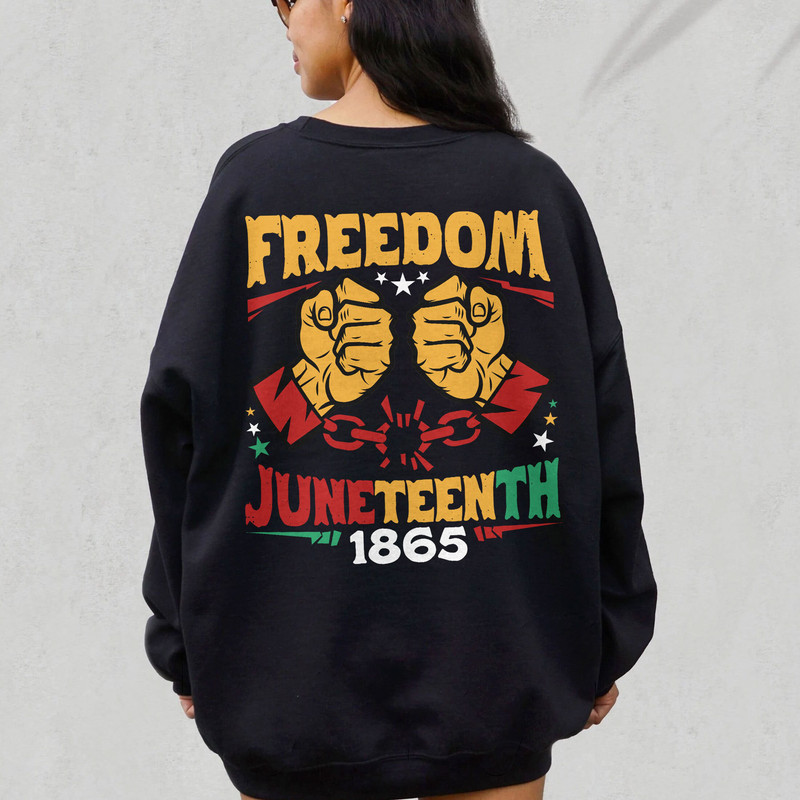 Juneteenth Shirt, Free-Ish Sweatshirt, Blm Shirt, 2023 Black Independence Day, Black History, Freeish Shirt, Black Lives Matter Shirt - 3.jpg