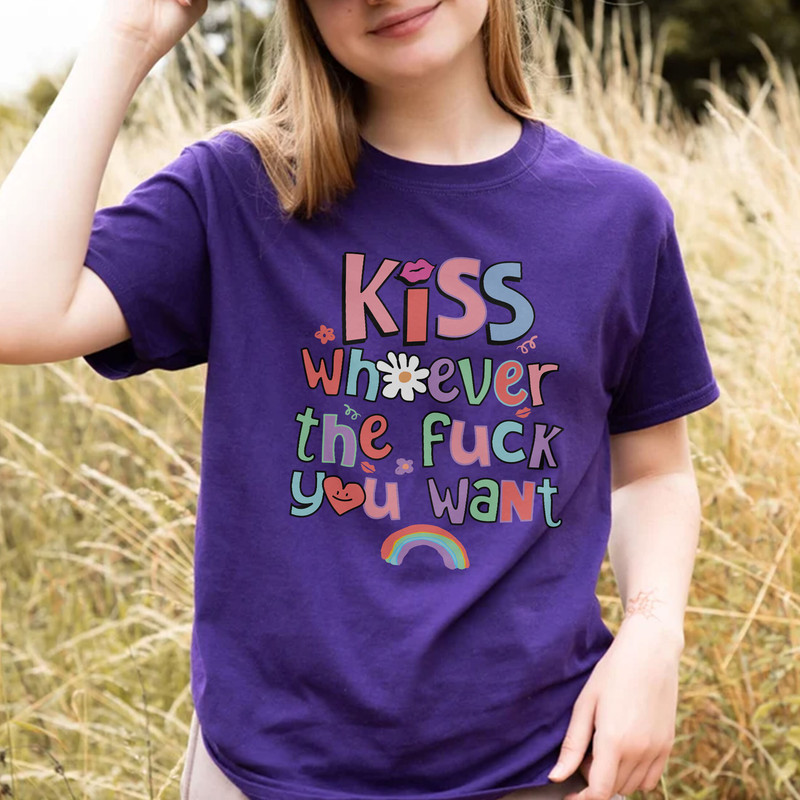 Kiss Whoever The Fuck You Want Shirt, Pride Gay T Shirt, Lesbian Sweatshirt, Pride Month Shirts, Lgbt Ally T Shirts, Pride Month Gift - 4.jpg