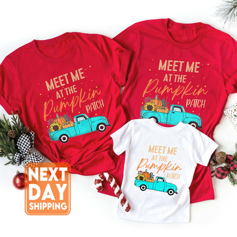 Meet Me At The Pumpkin Patch Sweatshirt,  Fall Sublimation Shirt, Fall Shirt, Autumn Shirt, Fall Girl Shirt - 4.jpg