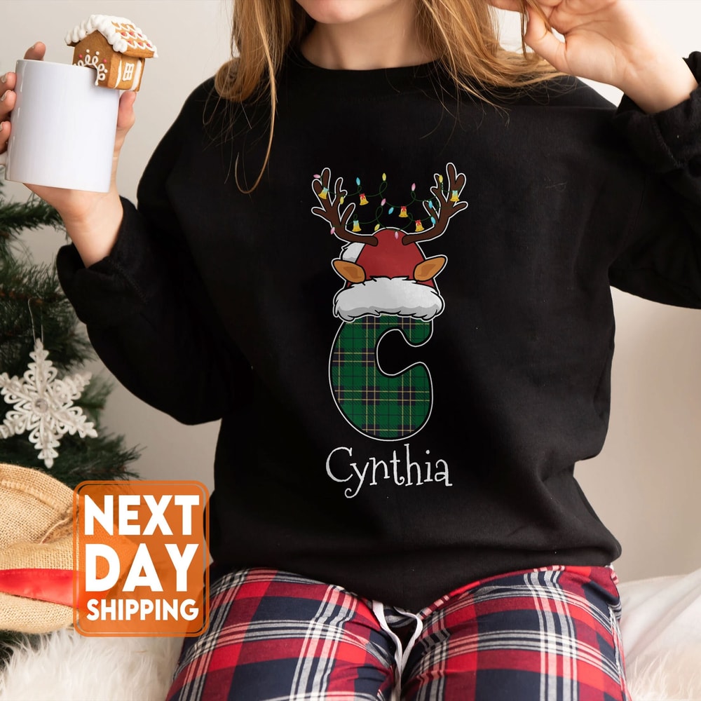 Monogrammed Family Christmas Shirt, Personalized Christmas Family T-Shirt, Custom Christmas Shirt With Name, Name Family Christmas Shirt - 1.jpg