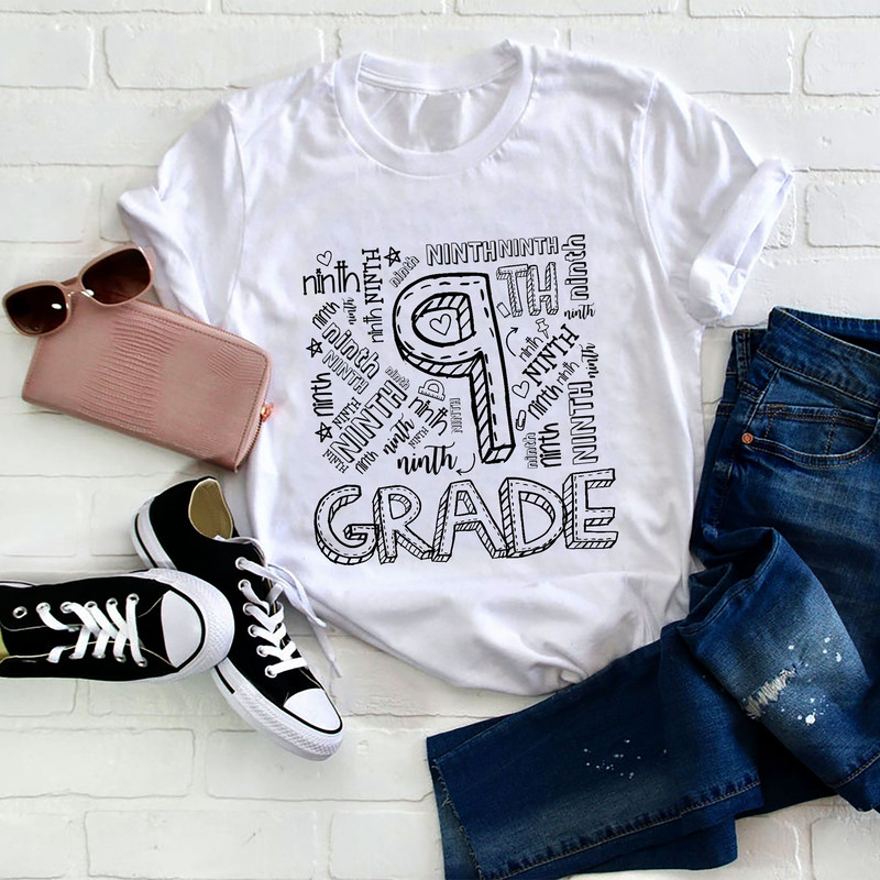 Ninth Grade Teacher, Teacher Grade Gift, 9th Grade Shirt, ninth Grade Shirt, 9th Grade Team Shirt, 9th Grade Grad Gift, Teacher Squad Shirts - 1.jpg
