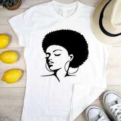 afro woman art t-shirt black woman shirt, afro girl shirt, black lady shirt, afro women t-shirt, black woman t-shirt, bl