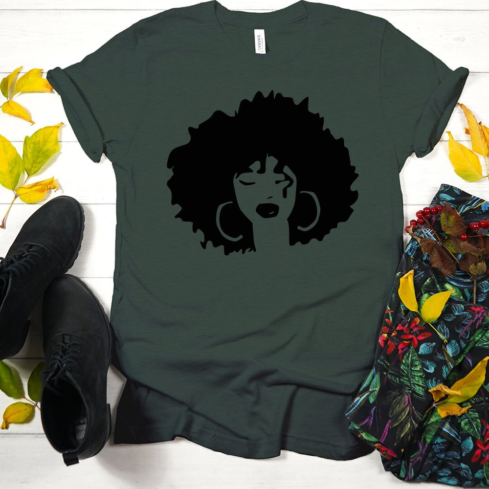 Afro Woman Shirt, Afrocentric Shirts, Afro American Shirt, Black Girl Magic Shirt, New Year Gift, Sarcastic Shirt - 4.jpg